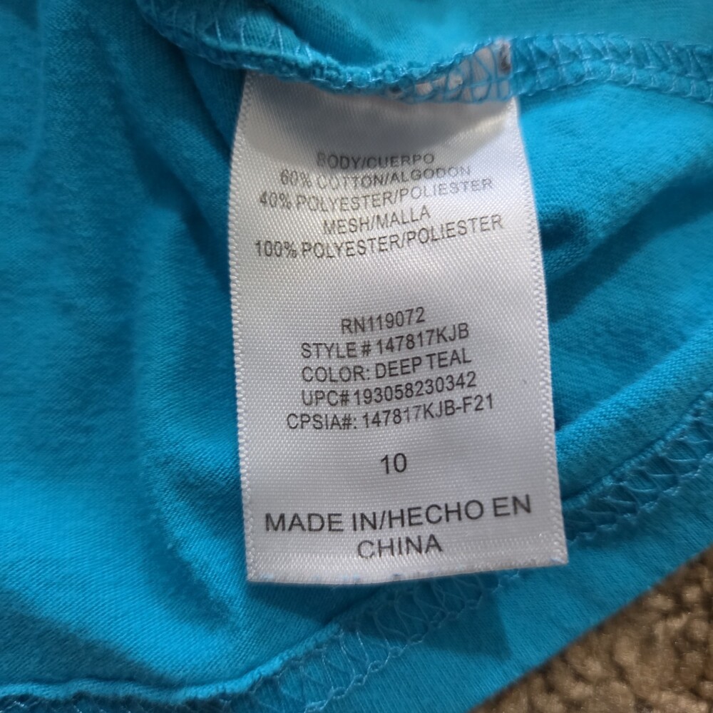 Space Jam Taz Boys Hooded Shirt 10 Tune Squad Deep Teal 2021 - Picture 10 of 16